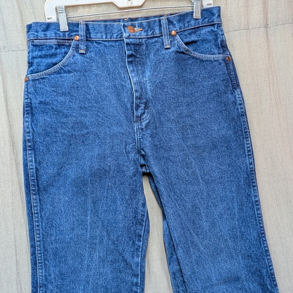 Wrangler Cowboy Cut Slim Fit Jeans 936PWD Blue Denim Mens 32x34